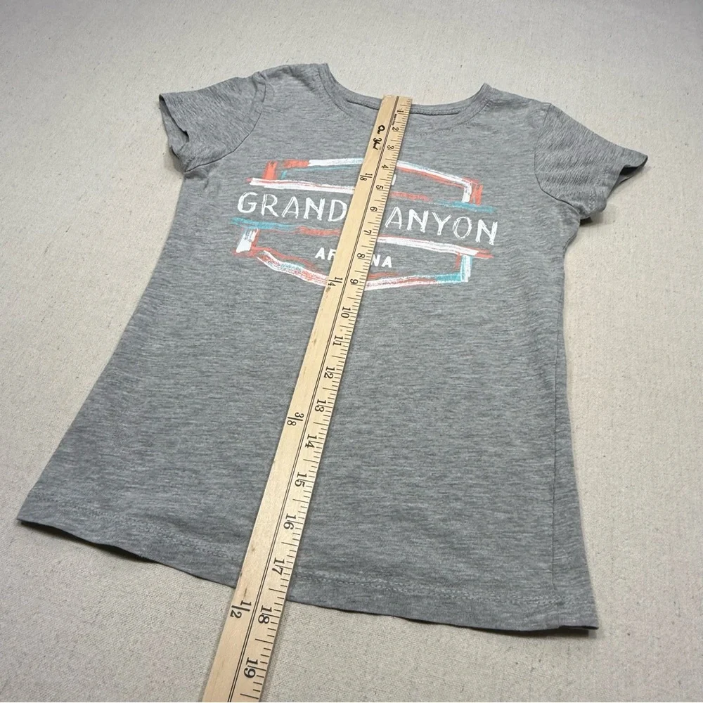 Ouray Gray Girls Tee with Grand Canyon Design - Size Medium